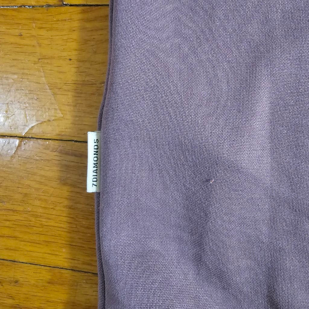 7 Diamonds Men's Polo Shirt Purple Navy Medium - Picture 7 of 8
